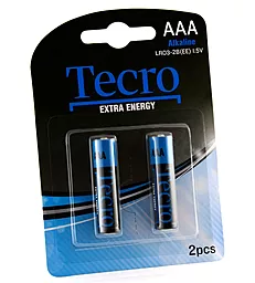 Батарейки Tecro AAA / LR03 Extra Energy Alkaline 2шт 1.5 V
