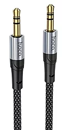 Аудио кабель Hoco UPA26 AUX mini Jack 3.5 мм М/М cable 1 м black - миниатюра 5