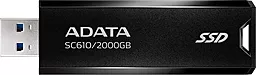 SSD Накопитель ADATA SD610 2TB USB3.2 Gen2 Black (SC610-2000G-CBK/RD)