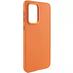 Чехол Epik TPU Bonbon Metal Style для Samsung Galaxy A53 5G Оранжевый / Papaya - миниатюра 2