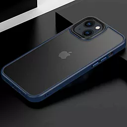 Чехол Epik Metal Buttons для Apple iPhone 13 Синий - миниатюра 3