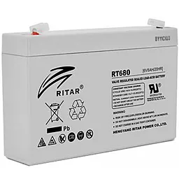 Акумуляторна батарея Ritar 6V 8Ah (RT680)