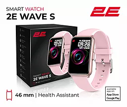 Смарт-часы 2E Wave S 46mm Pink (2E-CWW11PK)