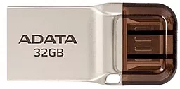 Флешка ADATA 32GB UC360 USB 3.1 OTG (AUC360-32G-RGD) Golden