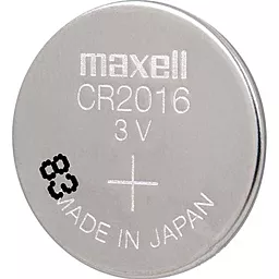 Батарейки Maxell CR2016 3V Lithium BL 1шт. (M-11239100) - миниатюра 2