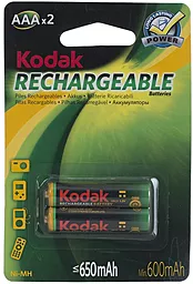 Акумулятор Kodak R03 / AA MAX Ni-MH (650mAh) 2шт 1.2 V