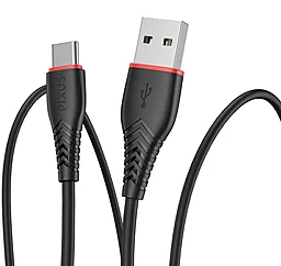 Кабель USB Pixus Start USB Type-C Cable Black (4897058531367)