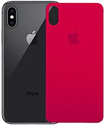 Захисне скло 1TOUCH Back Glass Apple iPhone X, iPhone XS Red