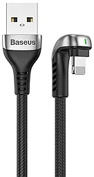 Кабель USB Baseus Green U-Shaped Lamp Mobile Game Lightning Cable  Black (CALUX-A01)