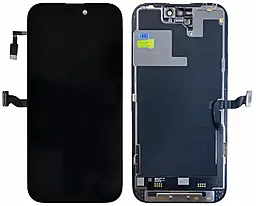 Дисплей Apple iPhone 14 Pro с тачскрином и рамкой, донор, Black