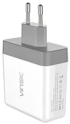 Сетевое зарядное устройство с быстрой зарядкой Vinsic 2-Port USB Charger QC3.0 (VSCW215) - миниатюра 4