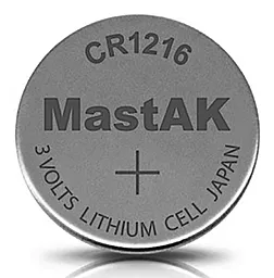 Батарейки MastAK CR1216 1шт