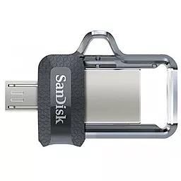Флешка SanDisk 64GB Ultra Dual Black USB 3.0 OTG (SDDD3-064G-G46) - миниатюра 2