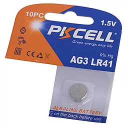 Батарейки PKCELL AG3 / LR41 10шт - миниатюра 2