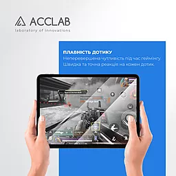 Защитное стекло ACCLAB Full Glue для Apple iPad mini 6 Black - миниатюра 6