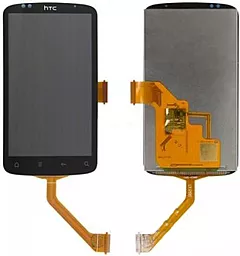 Дисплей HTC Desire S (S510e) (широкий шлейф) с тачскрином, Black