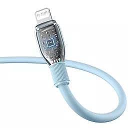 USB PD Кабель Baseus Pudding Series 20W 3A 1.2M USB Type-C - Lightning Cable Blue - миниатюра 4