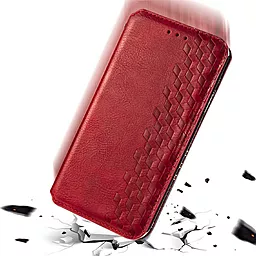 Чехол GETMAN Cubic (PU) для Samsung Galaxy A73 5G Красный - миниатюра 5
