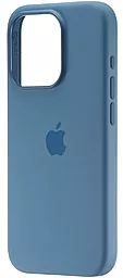 Чехол Apple Silicone Case Full with MagSafe and SplashScreen для Apple iPhone 15 Pro Winter Blue