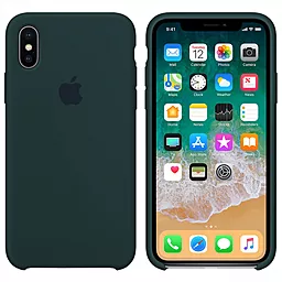 Чехол Silicone Case для Apple iPhone XR Forest green