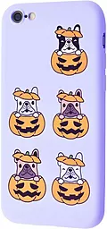 Чехол Wave Fancy Dog in pumpkin Apple iPhone 7, iPhone 8, iPhone SE 2020 Light Purple