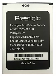 Акумулятор Prestigio Wize Q3 / PSP3471 Duo (2000 mAh) 12 міс. гарантії