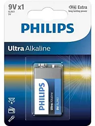 Батарейки Philips 6LR61 / Крона Ultra Alkaline 1шт (6LR61E1B/10)