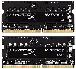 Оперативна пам'ять для ноутбука HyperX 64GB (2x32GB) SO-DIMM DDR4 2400MHz Impact (HX424S15IBK2/64)