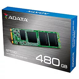 Накопичувач SSD ADATA M.2  480GB SP550 2280 SATA TLC - мініатюра 3