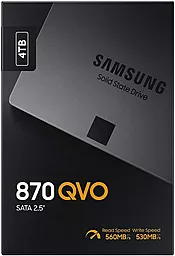 SSD Накопитель Samsung 870 QVO 4 TB (MZ-77Q4T0BW) - миниатюра 6