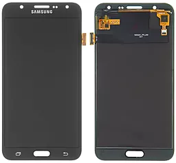 Дисплей Samsung Galaxy J7 J700 2015 з тачскріном, (TFT), Black