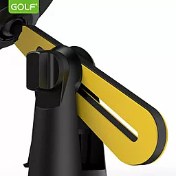 Автодержатель GOLF Car Holder Black-Yellow (GF-CH10) - миниатюра 4
