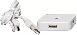 USB хаб Frime 4хUSB2.0 Hub White (FH-20021)