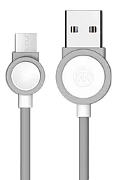 Кабель USB WK Rattle Drum micro USB Cable Grey