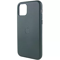 Чехол Apple Leather Case Full for iPhone 11 Shirt Green - миниатюра 3
