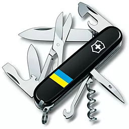 Мультитул Victorinox Climber Ukraine (1.3703.3_T1100u) Black Флаг Украины