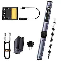 Паяльник з живленням від USB FNIRSI Smart HS-01 + PD Kit 65W (65Вт, 420℃)