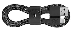 Кабель USB Native Union Belt Cable Lightning Cosmos Black (BELT-KV-L-CS-BLK-2) - миниатюра 4