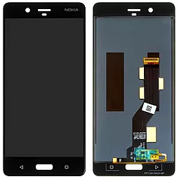 Дисплей Nokia 8 Dual Sim (TA-1004, TA-1012) + Touchscreen Black