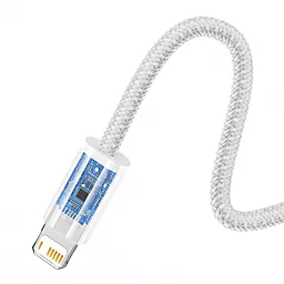 Кабель USB Baseus Dynamic Series 2.4A 2M Lightning Cable  White (CALD000502) - миниатюра 3