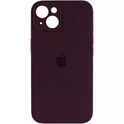Чохол Silicone Case Full Camera for Apple IPhone 14 Maroon