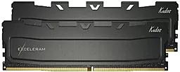 Оперативная память Exceleram 16GB (2x8GB) DDR4 3200MHz Kudos Black (EKBLACK4163216AD) - миниатюра 2