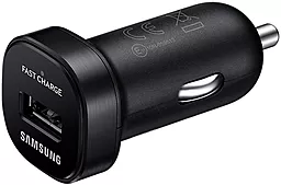 Автомобильное зарядное устройство с быстрой зарядкой Samsung Fast Charge Mini + Type-C Cable Black (EP-LN930CBEGRU) - миниатюра 2