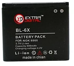 Аккумулятор Nokia 8800 / BL-6X / BMN6284 (600mAh) ExtraDigital