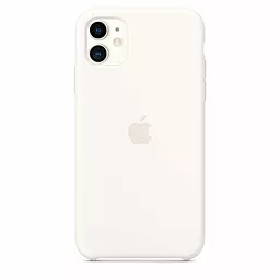 Чехол Silicone Case для Apple iPhone 11 White