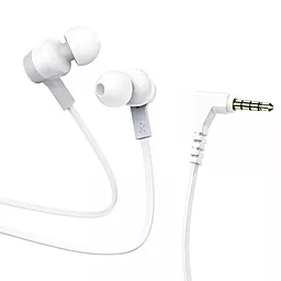 Навушники Hoco M86 Oceanic universal earphones White