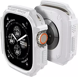 Чохол Spigen для Apple Watch Ultra 2/1 (49 mm) - Rugged Armor, White (ACS07384)
