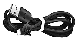Кабель USB Hoco X16 Lightning Cable Black - миниатюра 2