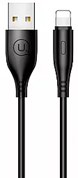 Кабель USB Usams U18 Round Lightning Cable Black (US-SJ266)