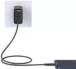 Кабель USB PD AceFast C3-01 30W 3A 1.2M USB Type-C - Lightning Cable Black - миниатюра 3